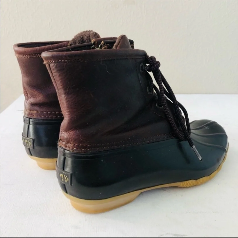 Sperry Saltwater duck brown leather boot